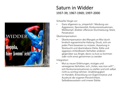 Saturn - Lebensaufgaben im Horoskop